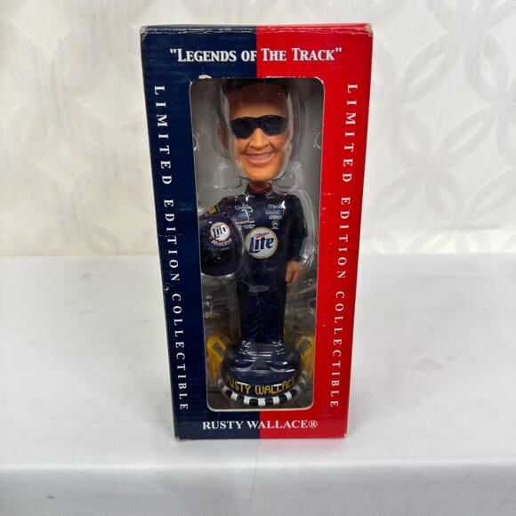 Rusty Wallace #2 'Legends Of The Track'‎ NASCAR Limited Edition BobbleHead - Picture 5 of 5